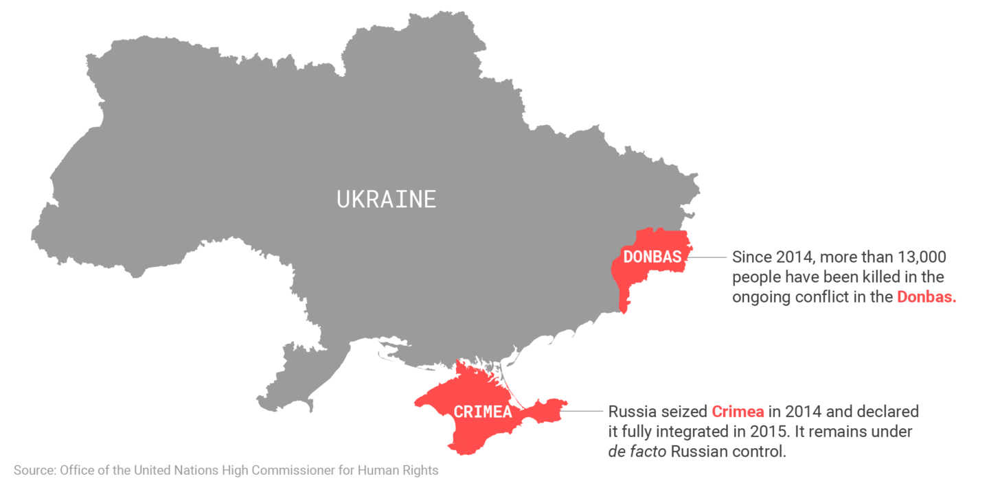 Neutral Ukraine Map Saying