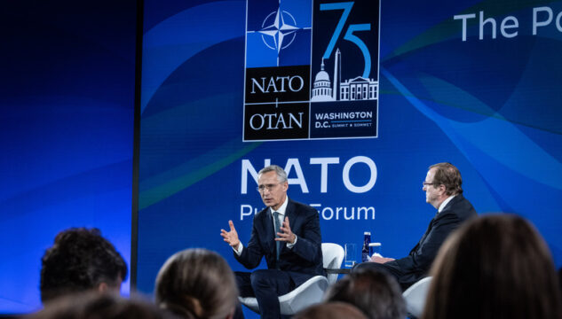 European leaders use NATO summit to sell military alliance to U.S ...
